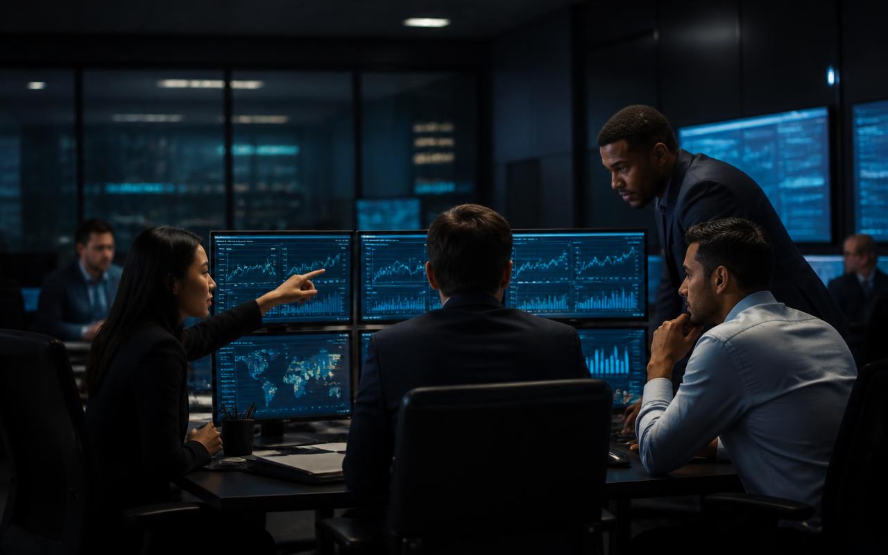 MAX AI Invest quantitative research team monitoring live strategies